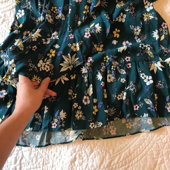 Mossimo Supply Co. Dresses & Skirts - Emerald green floral dress